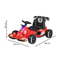 Auto Eléctrico Go Kart Infantil Batería Carrera Turbo Rojo - Miniatura 5