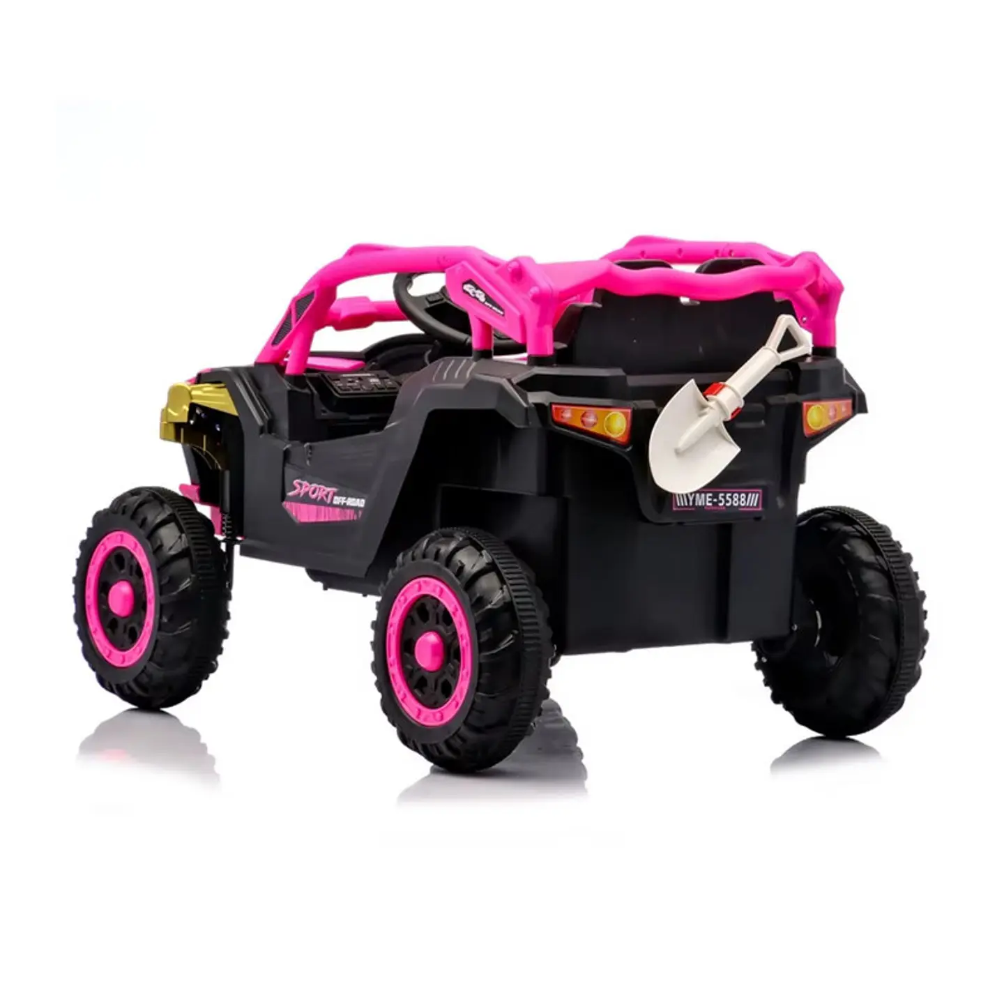 Auto Eléctrico Infantil Buggy Nitro Batería Control Rosado 6