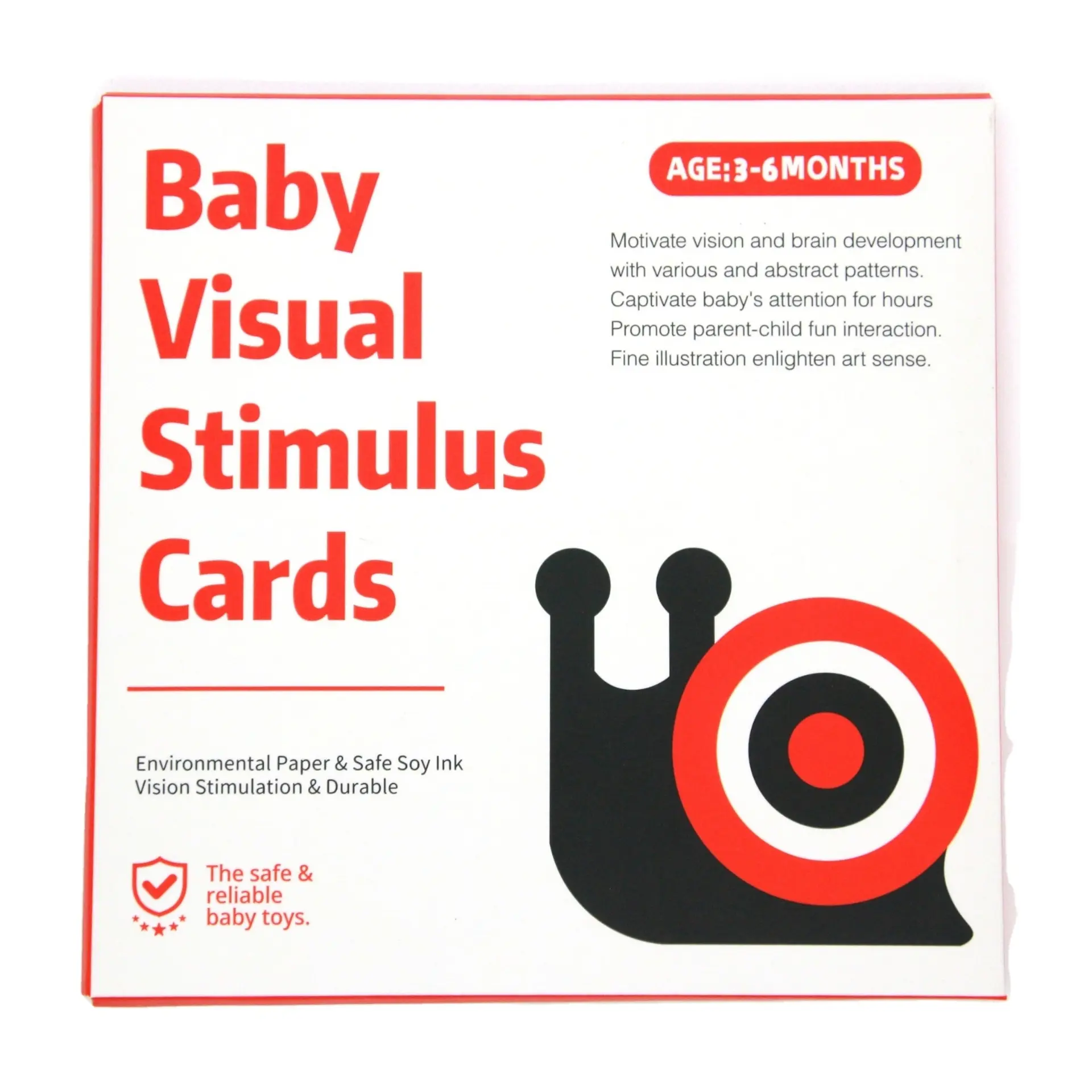 Tarjeta Estimulacion Visual Temprana Bebe 3 a 6 meses 1