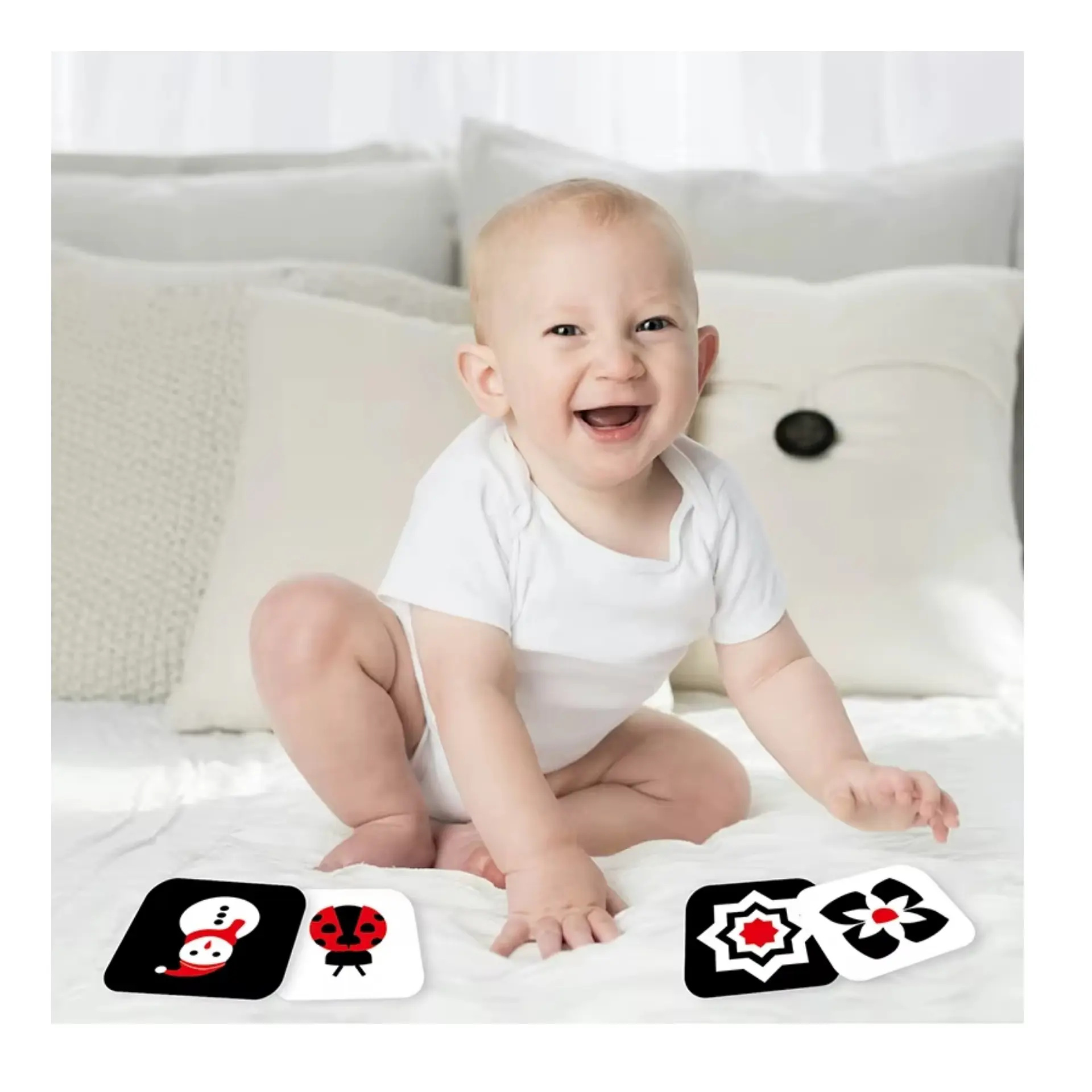 Tarjeta Estimulacion Visual Temprana Bebe 3 a 6 meses 6