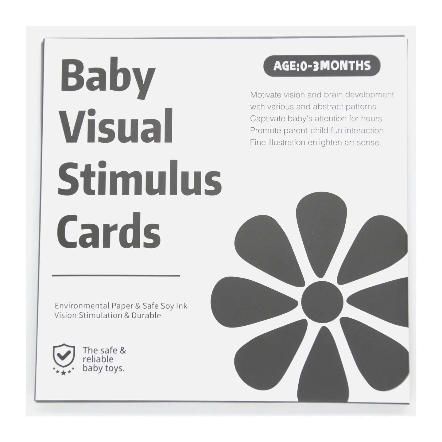 Tarjeta Estimulacion Visual Temprana Bebe 0 a 3 meses 2