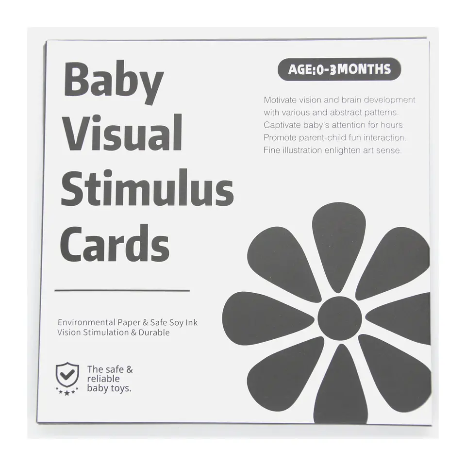 Tarjeta Estimulacion Visual Temprana Bebe 0 a 3 meses 2
