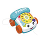 Teléfono Juguete De Arrastre Infantil Con Disco Didáctico  - Miniatura 7