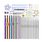Set 22 Crochet 100 Accesorios Ganchillo En Estuche - Miniatura 7