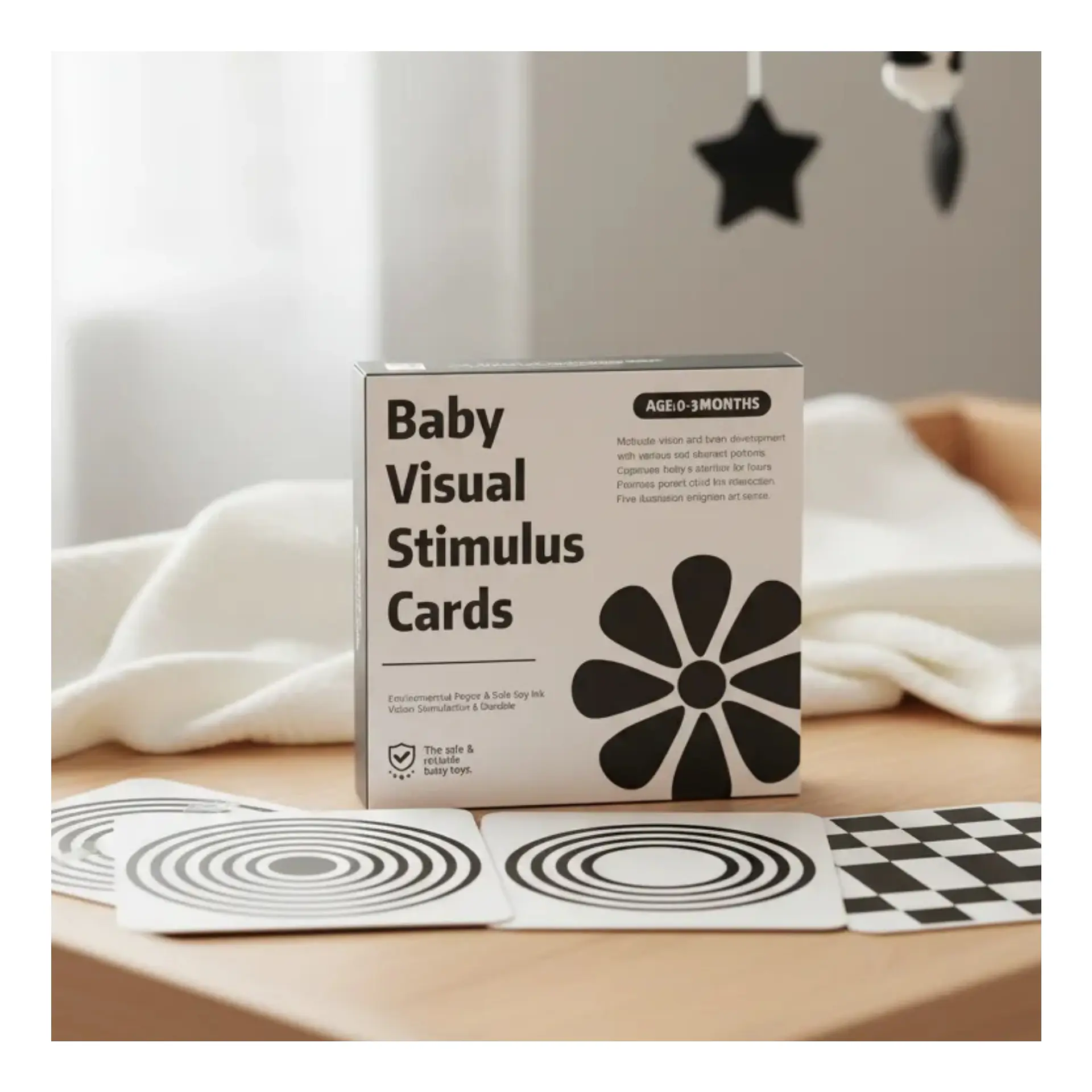 Tarjeta Estimulacion Visual Temprana Bebe 0 a 3 meses 1