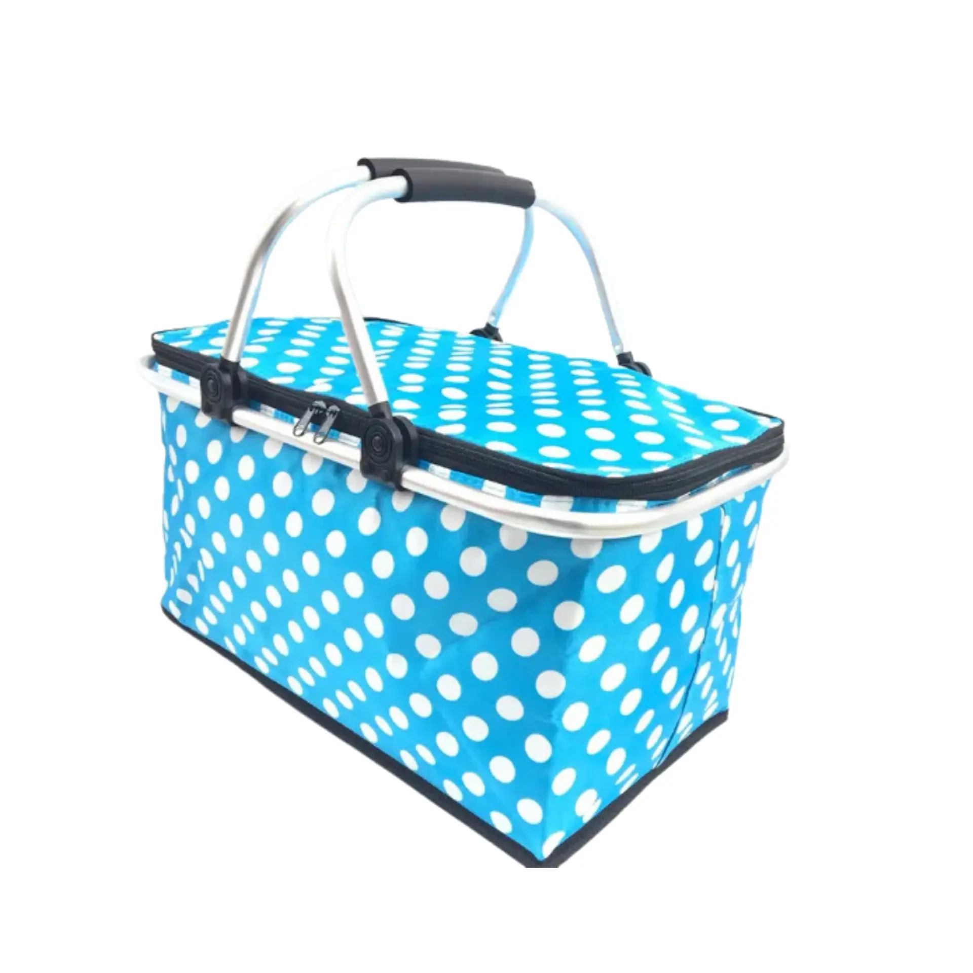 Bolso Termico Plegable Puntos Calipso Cooler Canasta Picnic 1