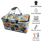 Bolso Termico Plegable  Flores 2  Cooler Canasta Picnic - Miniatura 2