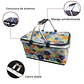 Bolso Termico Plegable  Flores 2  Cooler Canasta Picnic - Miniatura 4