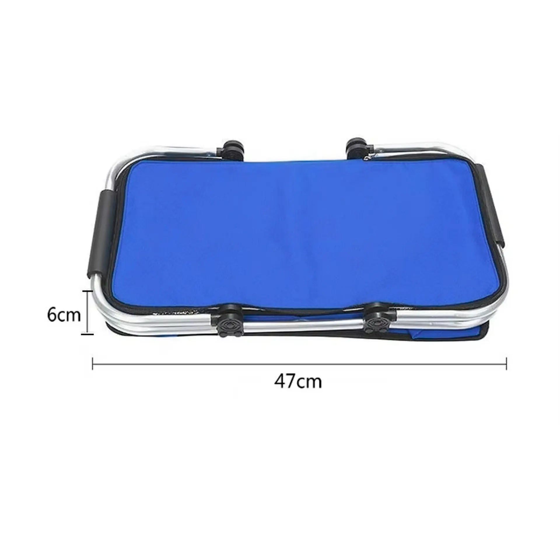 Bolso Termico Plegable Azul Rey Cooler Canasta Picnic 2
