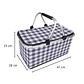 Bolso Termico Plegable Cuadros Negros Cooler Canasta Picnic - Miniatura 6