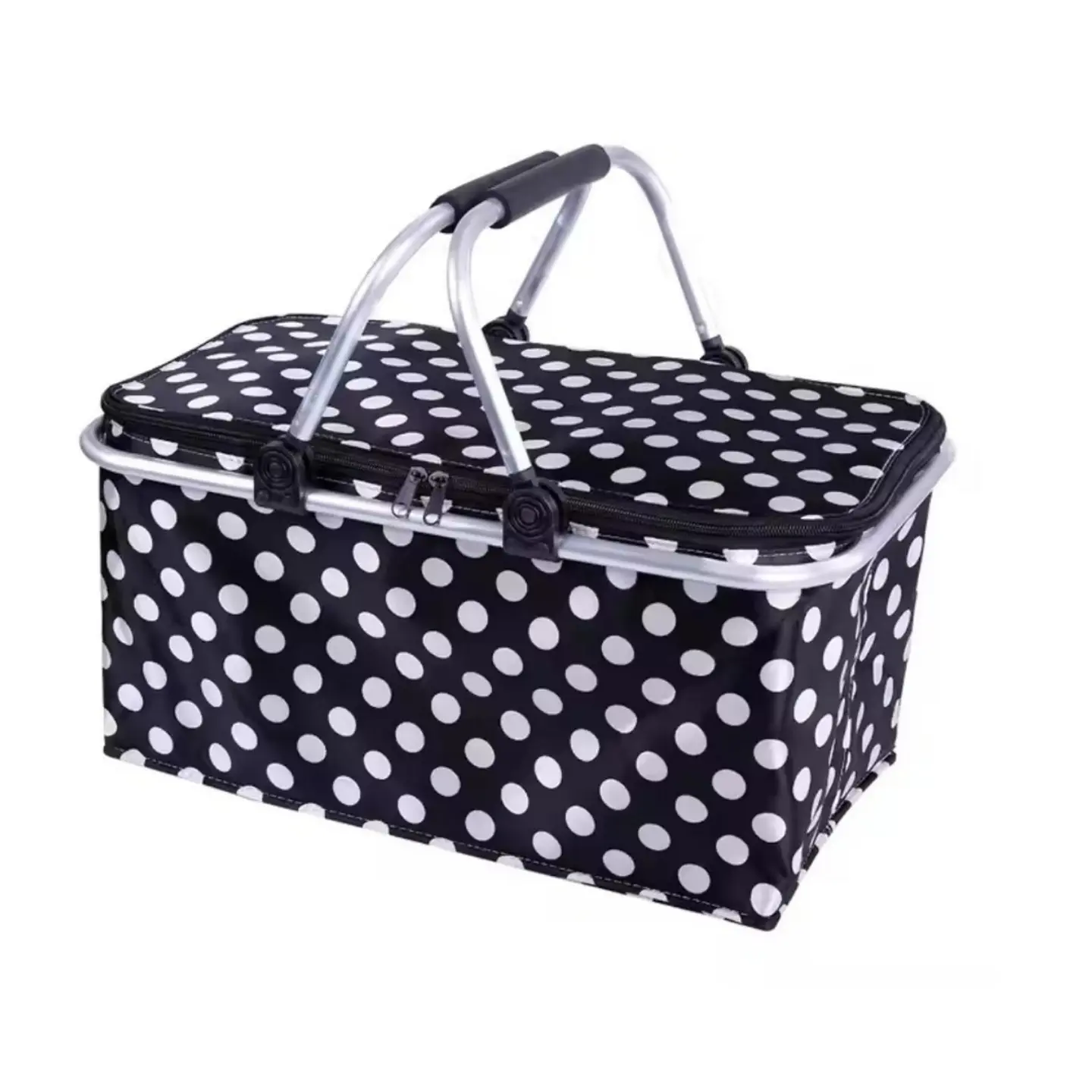 Bolso Termico Plegable  Puntos Cooler Canasta Picnic 1