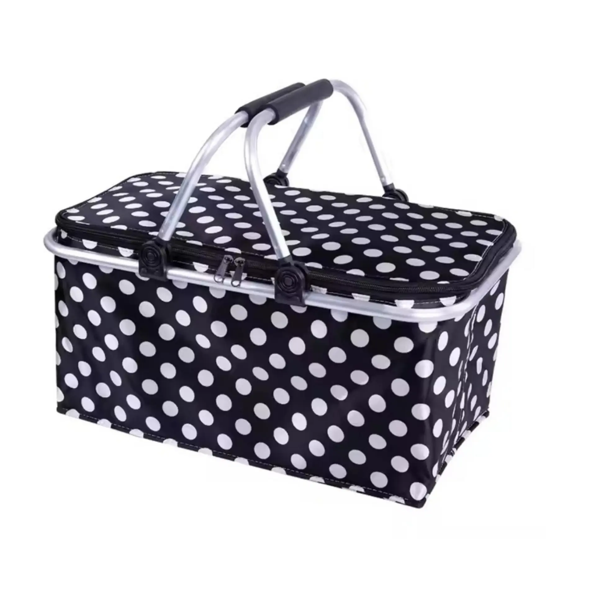 Bolso Termico Plegable  Puntos Cooler Canasta Picnic 1