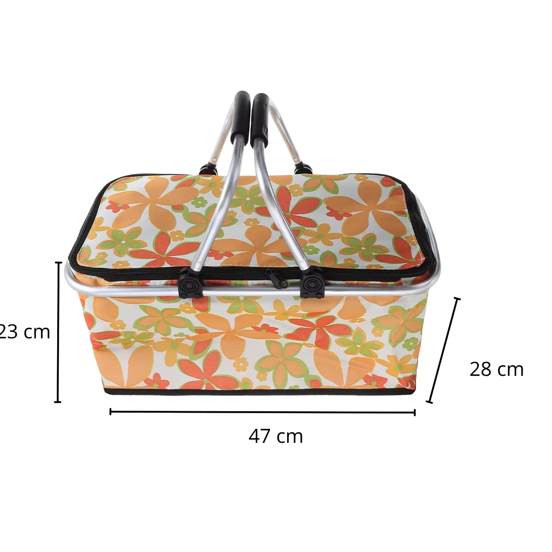 Bolso Termico Plegable Astromelias Cooler Canasta Picnic 4