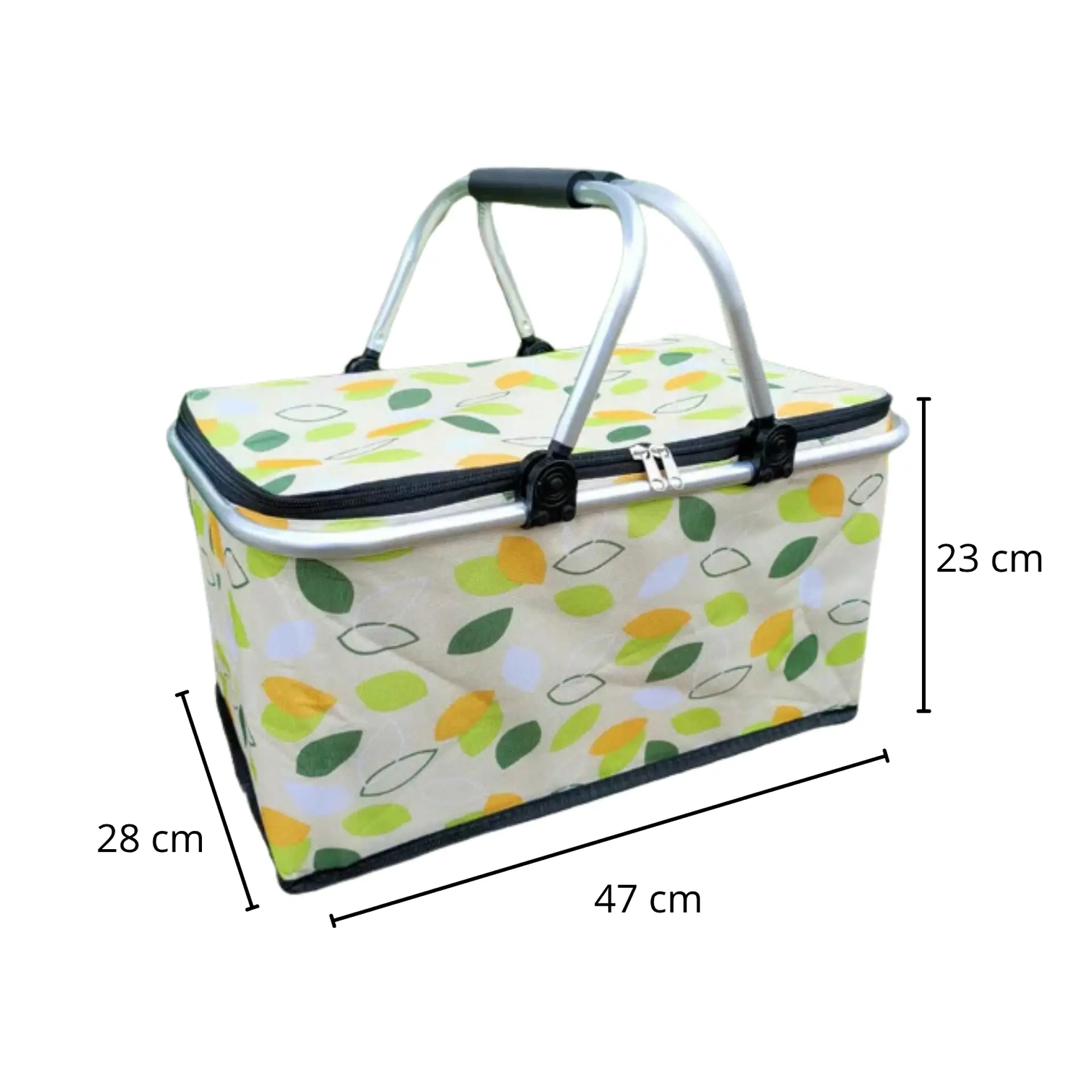 Bolso Termico Plegable Cooler Canasta Picnic Semillas 4