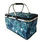 Bolso Termico Plegable Flores Azules Cooler Canasta Picnic - Miniatura 1
