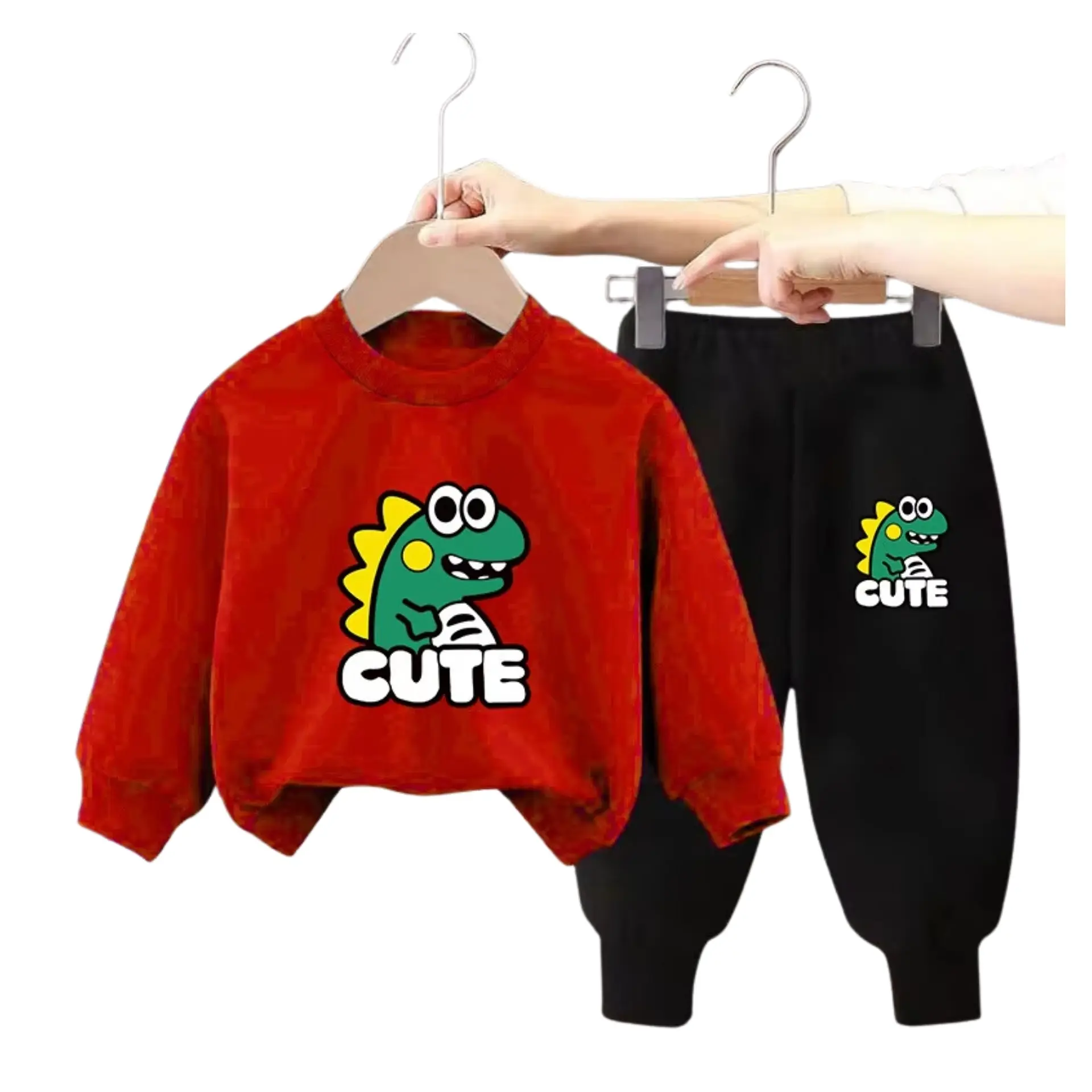 Buzo Niño Infantil Algodon Poleron Pantalon Dino 12