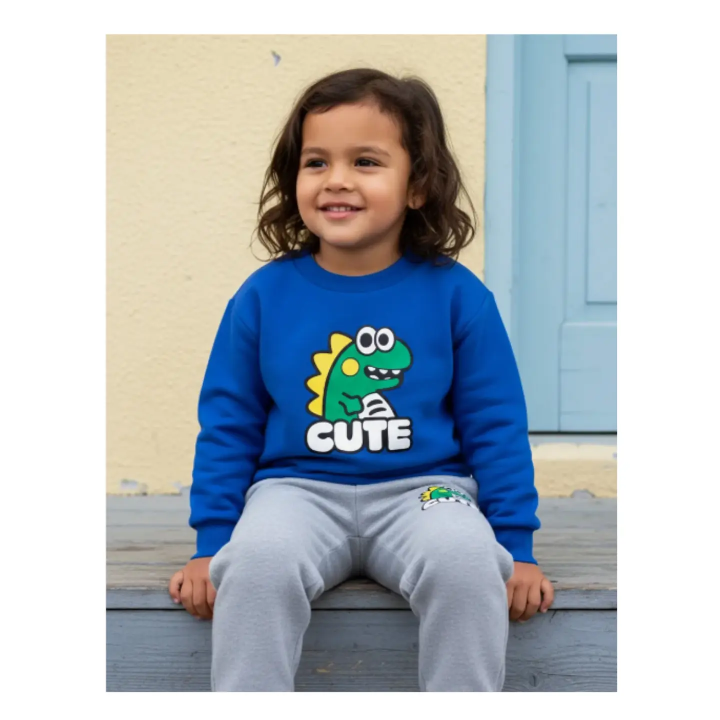 Buzo Niño Infantil Algodon Poleron Pantalon Dino 10