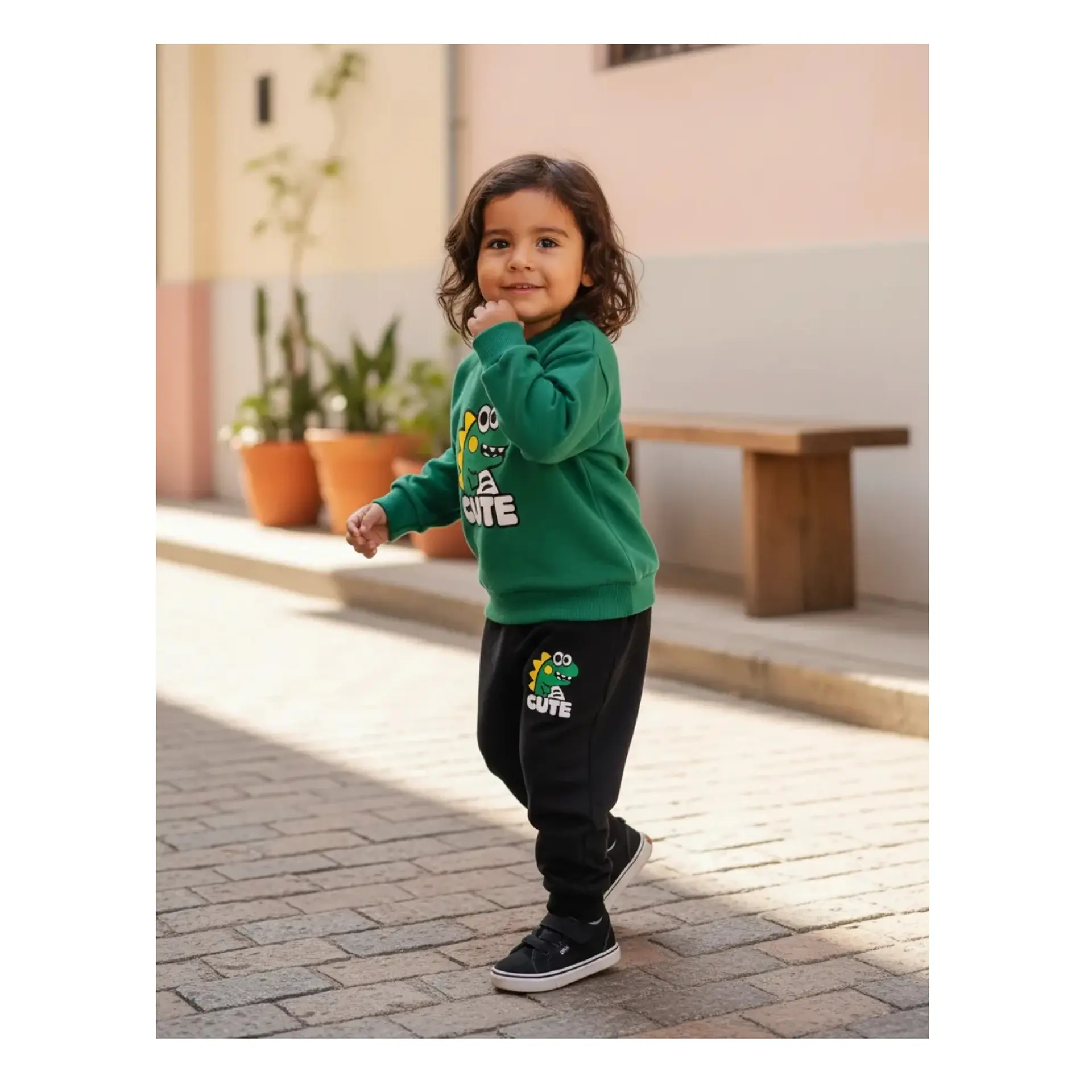 Buzo Niño Infantil Algodon Poleron Pantalon Dino 3