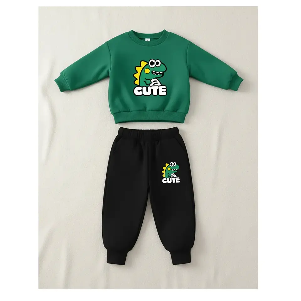 Buzo Niño Infantil Algodon Poleron Pantalon Dino 19