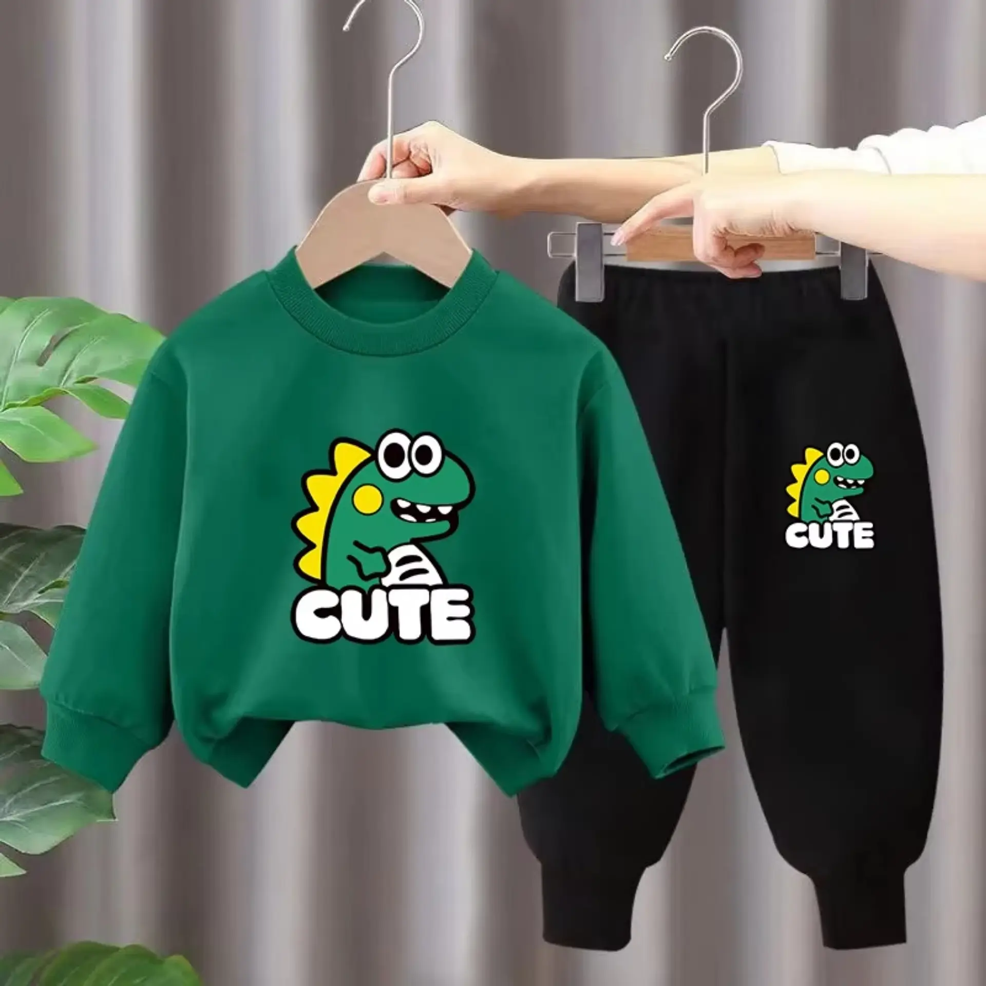 Buzo Niño Infantil Algodon Poleron Pantalon Dino 22