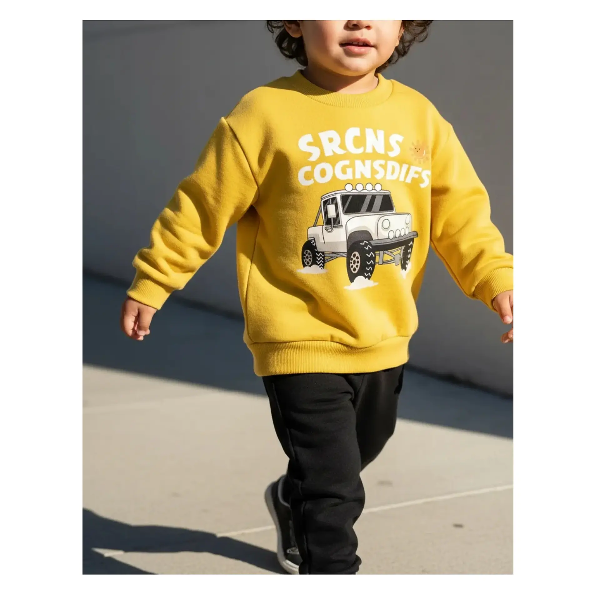 Buzo Niño Infantil Algodon 2 piezas Poleron Truck 5