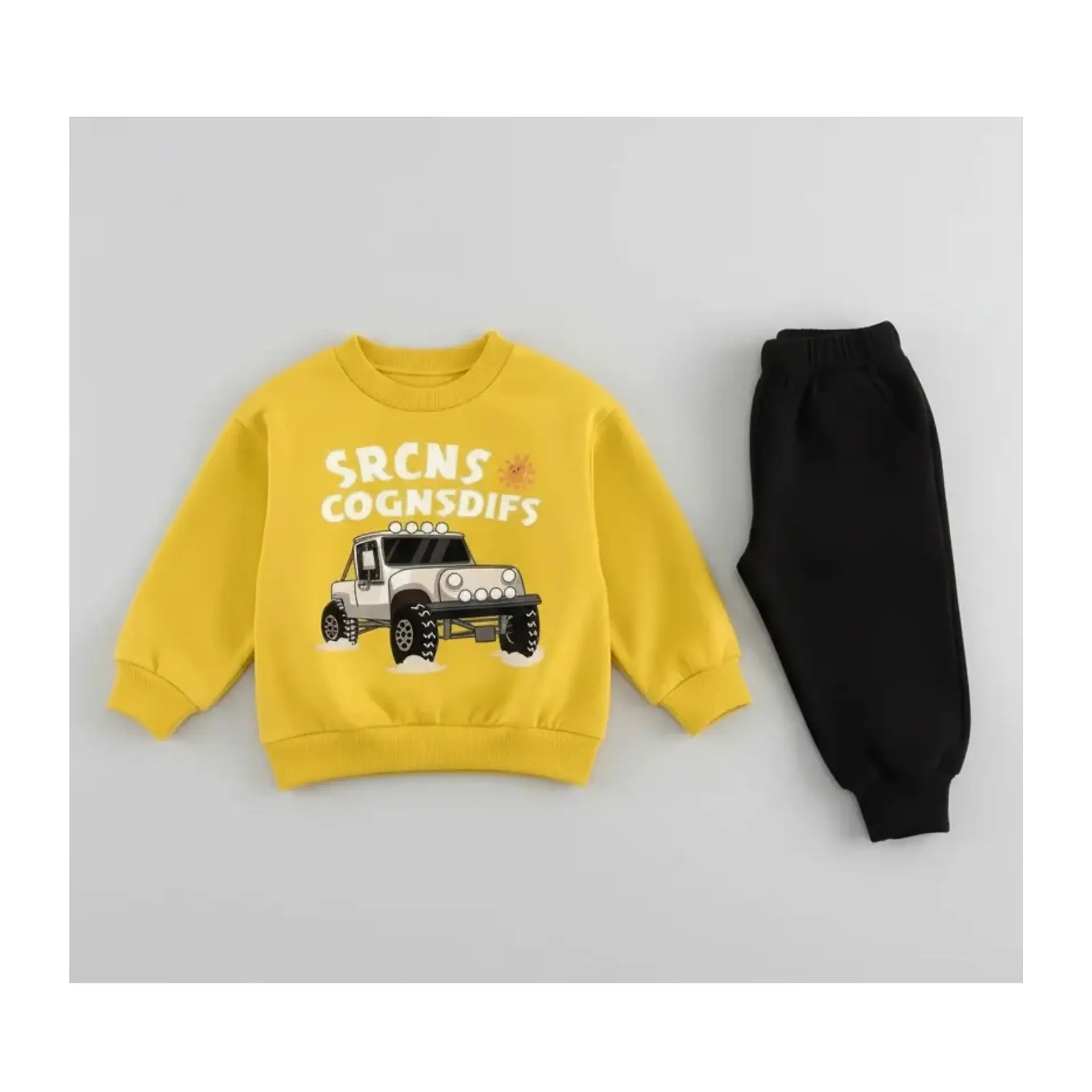 Buzo Niño Infantil Algodon 2 piezas Poleron Truck 12