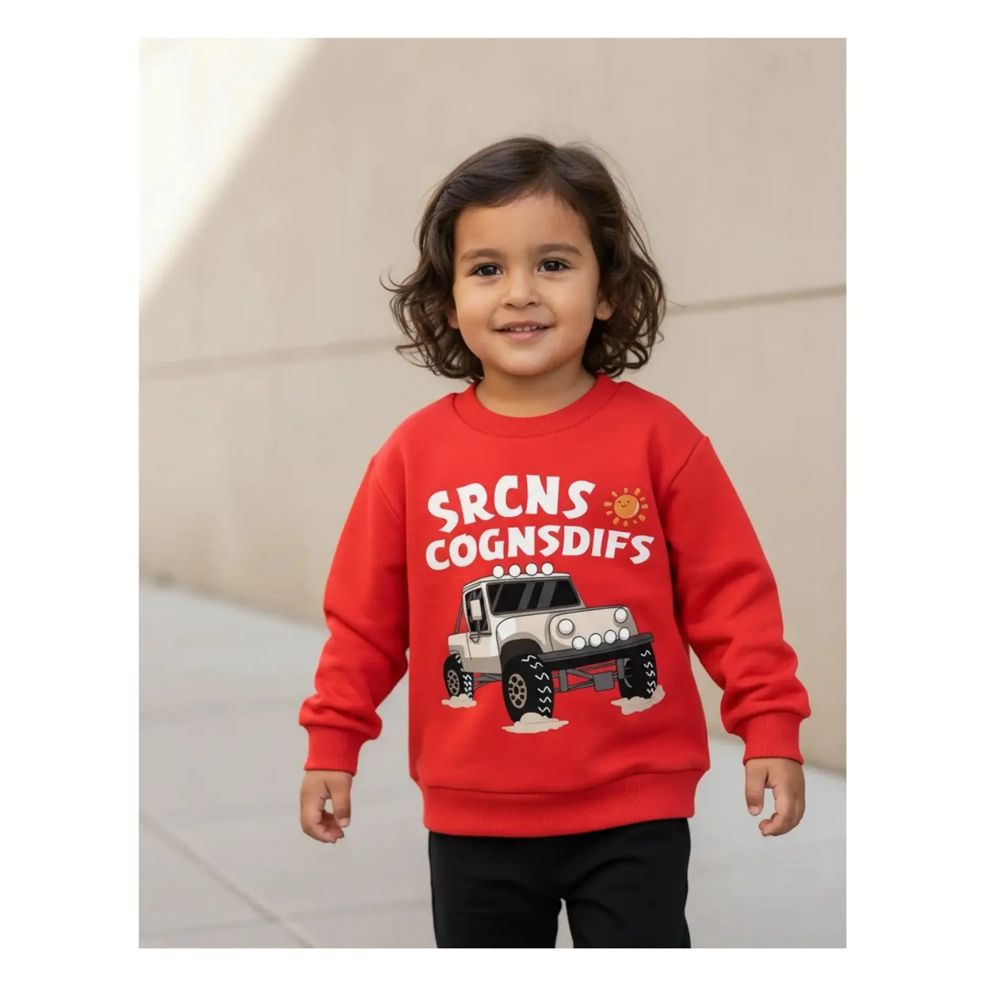 Buzo Niño Infantil Algodon 2 piezas Poleron Truck 21