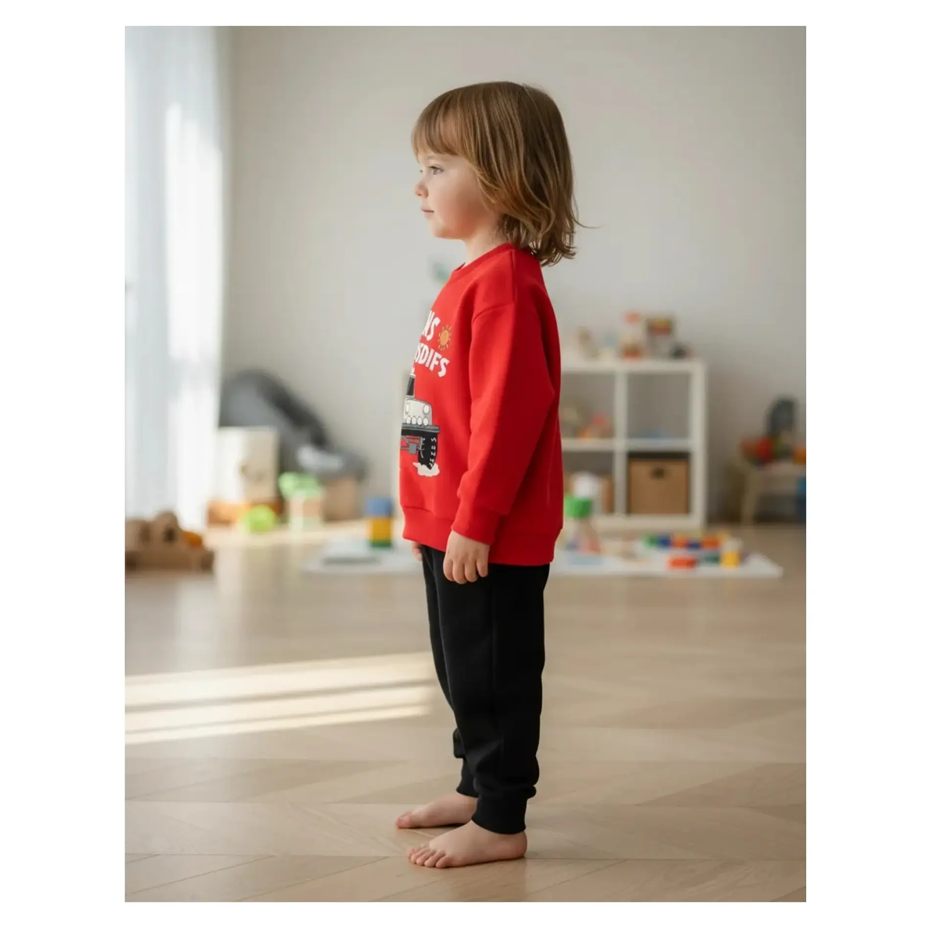 Buzo Niño Infantil Algodon 2 piezas Poleron Truck 23