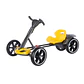 Auto Batería Go Kart Eléctrico Infantil Drift Amarillo - Miniatura 1