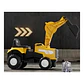 Auto Batería Excavadora Eléctrico Infantil Amarillo - Miniatura 2