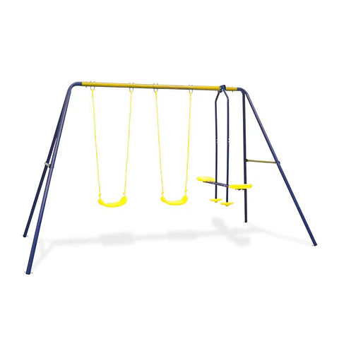 Juego Columpio Balancín Con Cuatro Espacios