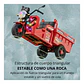 Auto Batería Motocarro Eléctrico Infantil De Carga Rojo - Miniatura 2