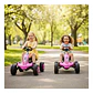 Auto Batería Go Kart Eléctrico Infantil Volt Rosa  - Miniatura 3