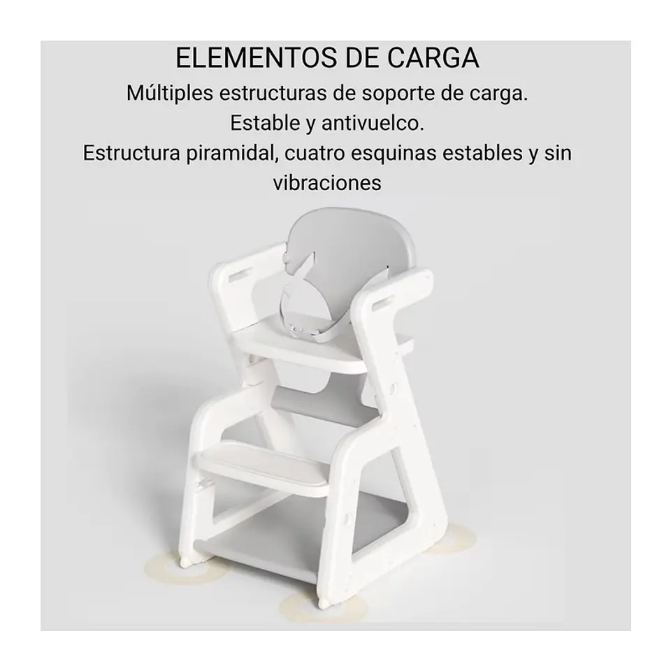 Silla de Comer Infantil Evolutiva Grow  3 en 1  6