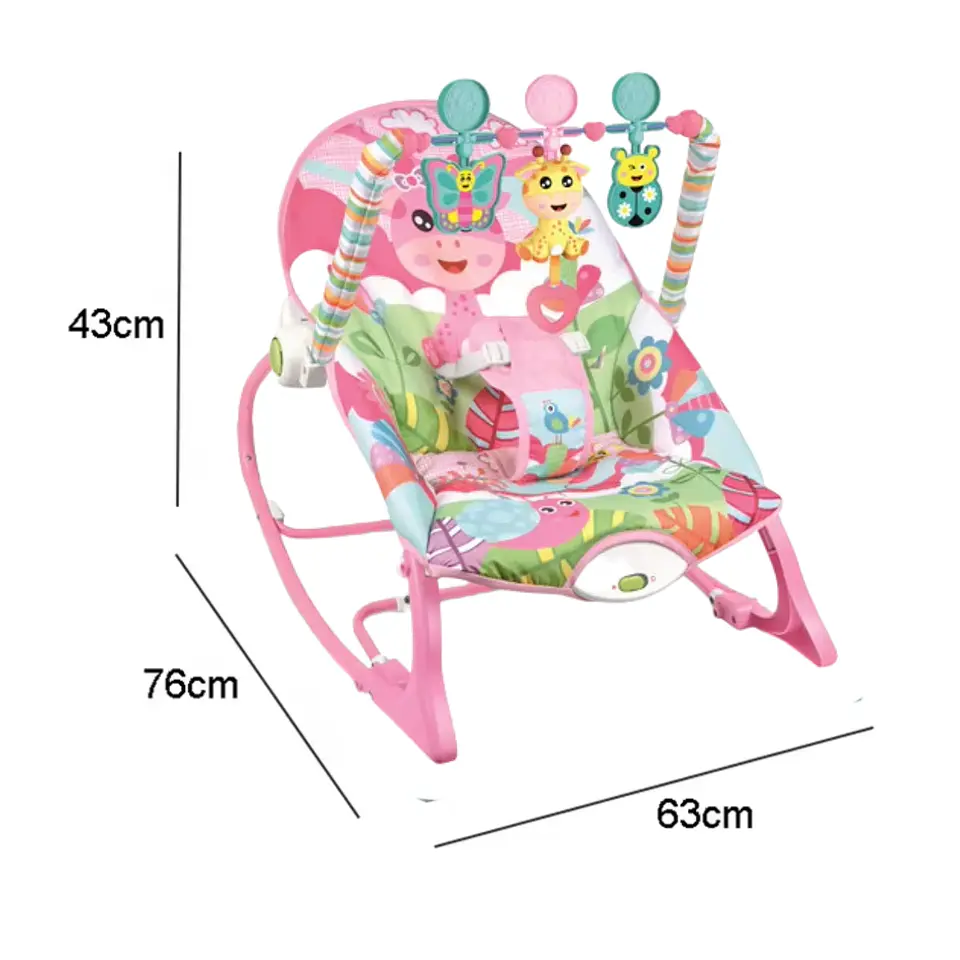 Silla Nido Vibratoria Infantil Musical Bebe Sweet 3