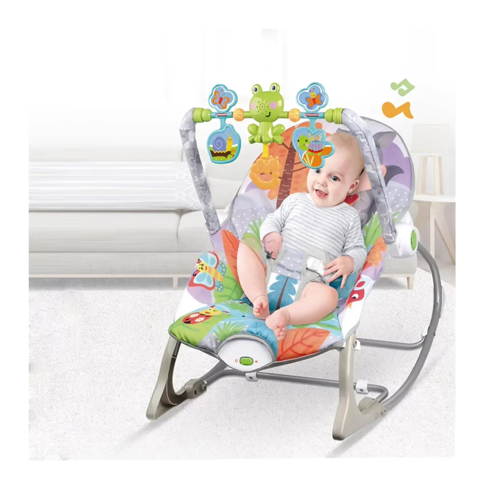 Silla Nido Vibratoria Infantil Musical Bebe Dream 5