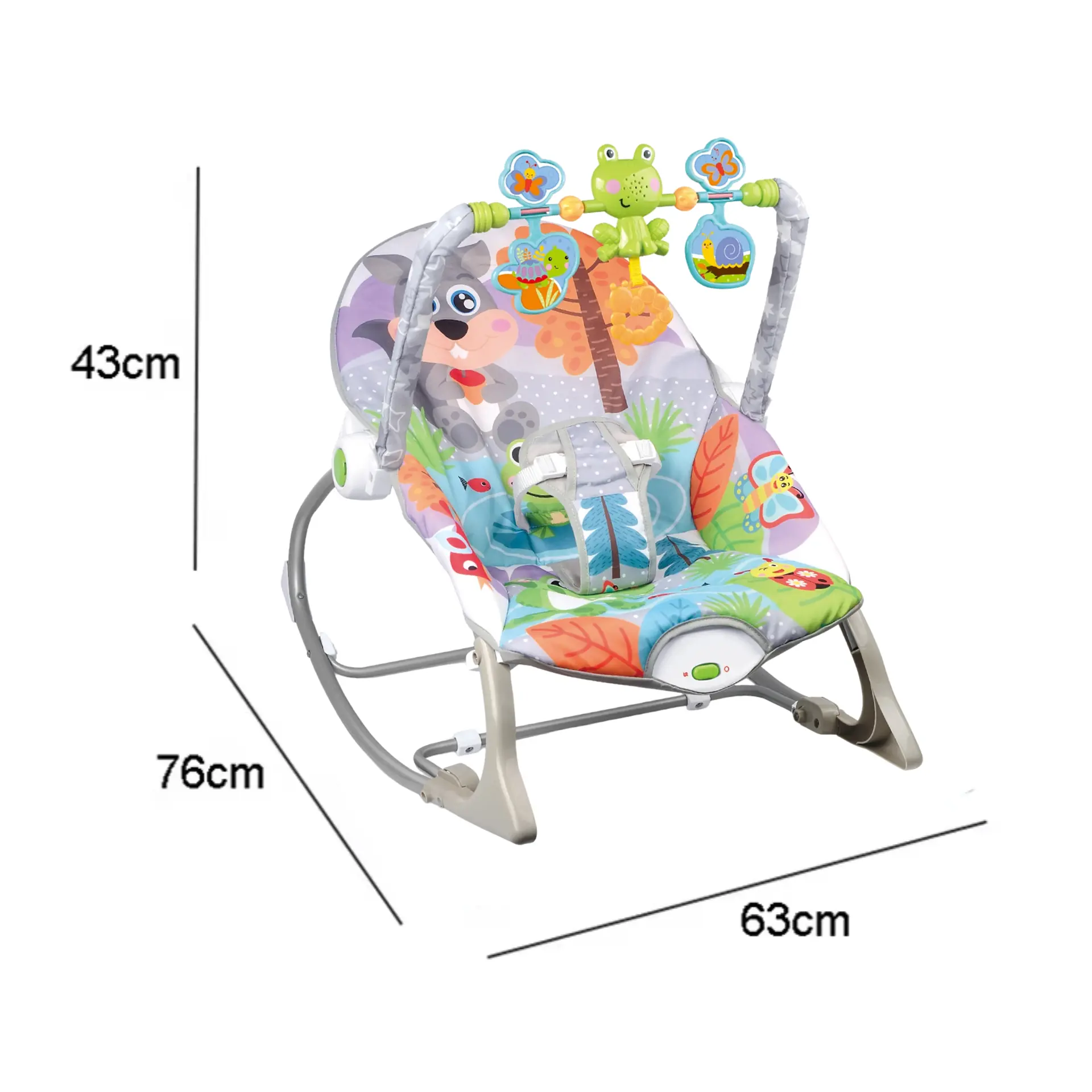 Silla Nido Vibratoria Infantil Musical Bebe Dream 3