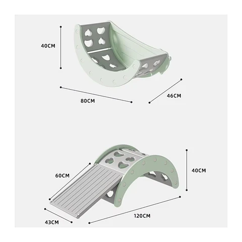 Rampa Arco Montessori Reversible Climb Juego Infantil 2 -1