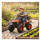 Auto Batería Tractor Eléctrico Infantil Constructor Rojo - Miniatura 1