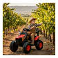 Auto Batería Tractor Eléctrico Infantil Constructor Rojo - Miniatura 3