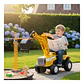 Auto Batería Excavadora Eléctrico Infantil Amarillo - Miniatura 1