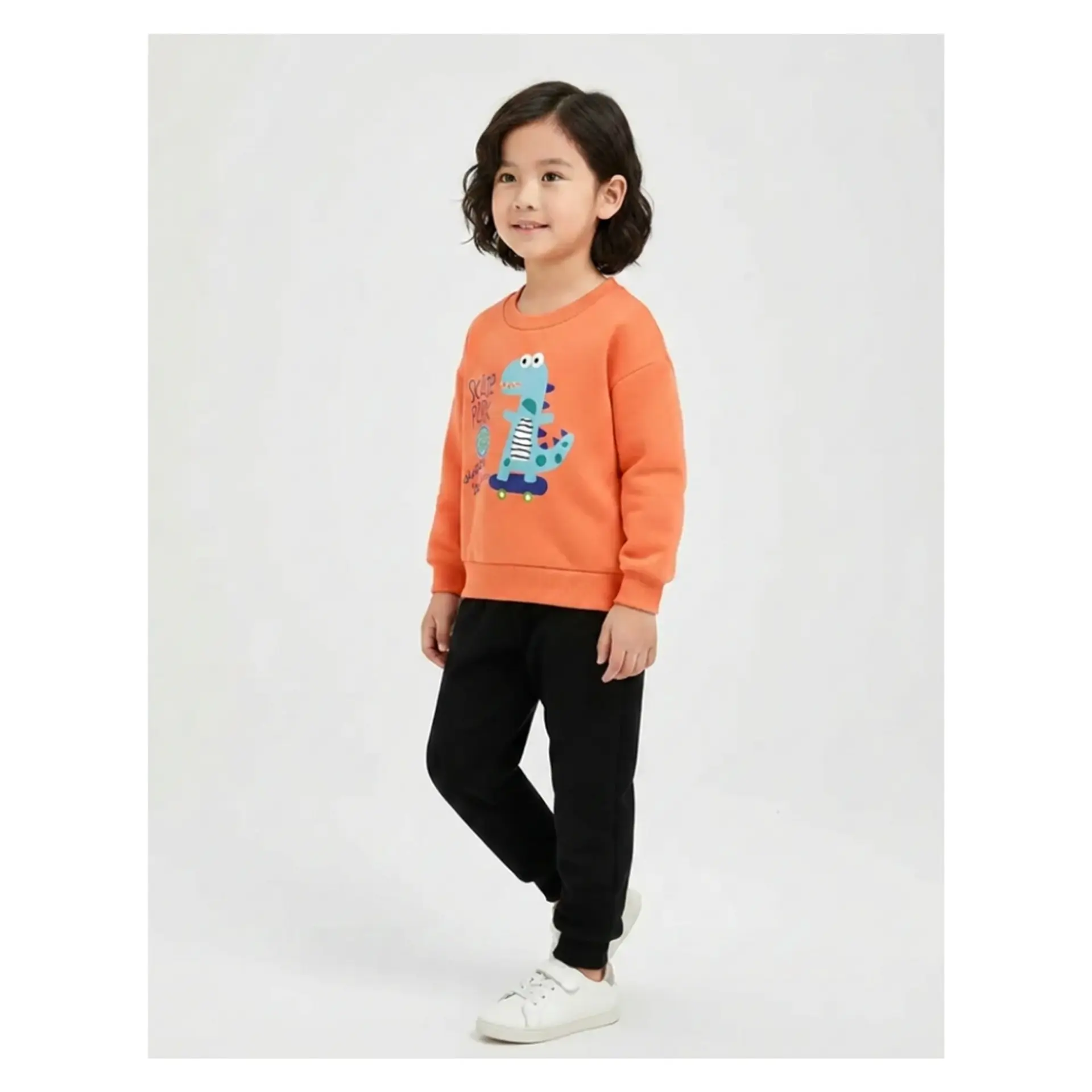 Buzo Niño Infantil Algodon 2 piezas Poleron Dino Skate 11