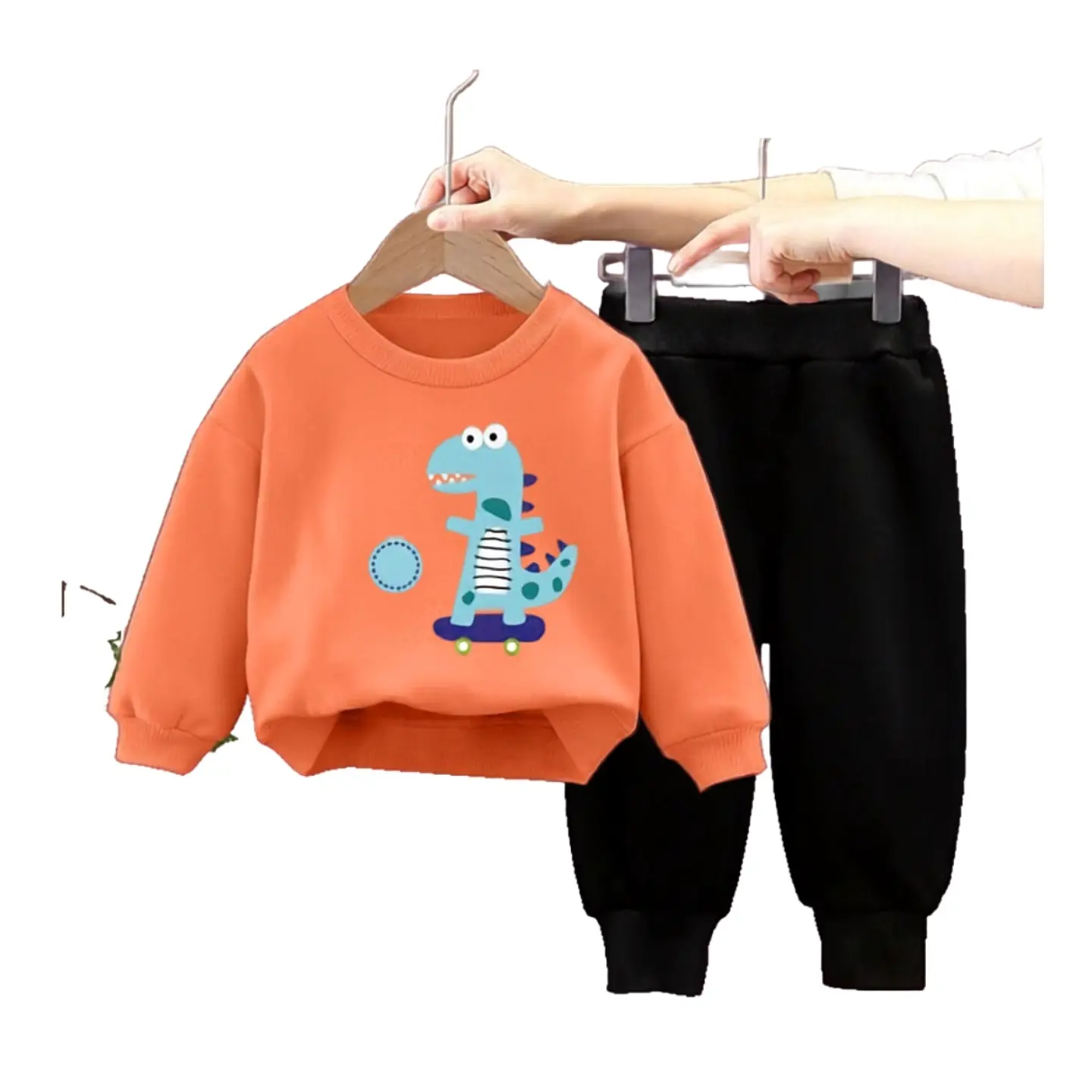 Buzo Niño Infantil Algodon 2 piezas Poleron Dino Skate 3