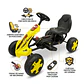 Auto Batería Go Kart Eléctrico Infantil Volt Amarillo  - Miniatura 6