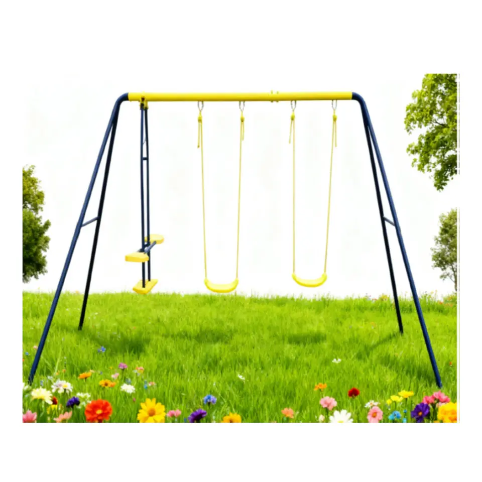 Juego Columpio Balancín Para Cuatro Niños 7