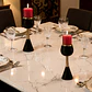 Candelabro Portavela Decorativo Negro Vintage Metal 24 - Miniatura 6