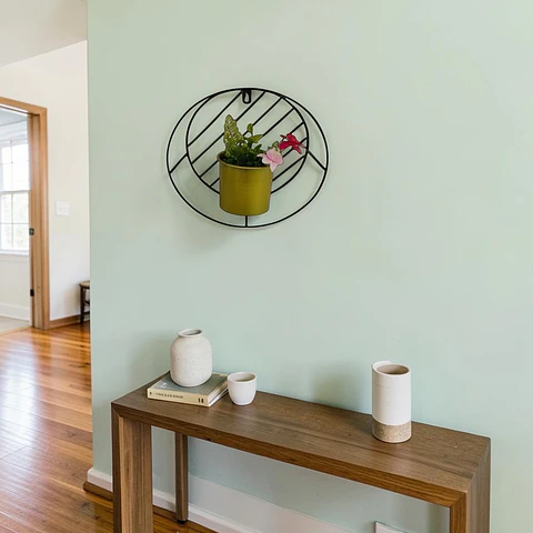Repisa Flotante Porta Macetero Porta Vela Deco 24cm Circulo