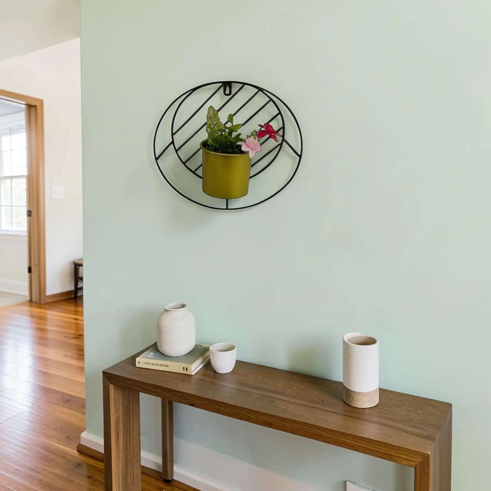 Repisa Flotante Porta Macetero Porta Vela Deco 24cm Circulo 1