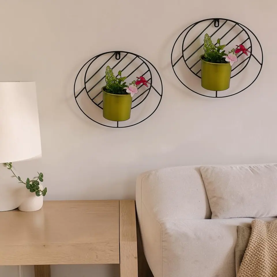 Repisa Flotante Porta Macetero Porta Vela Deco 24cm Circulo 3
