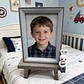 Marco Foto Infantil Portaretrato 10x15cm Celeste En Atril - Miniatura 4